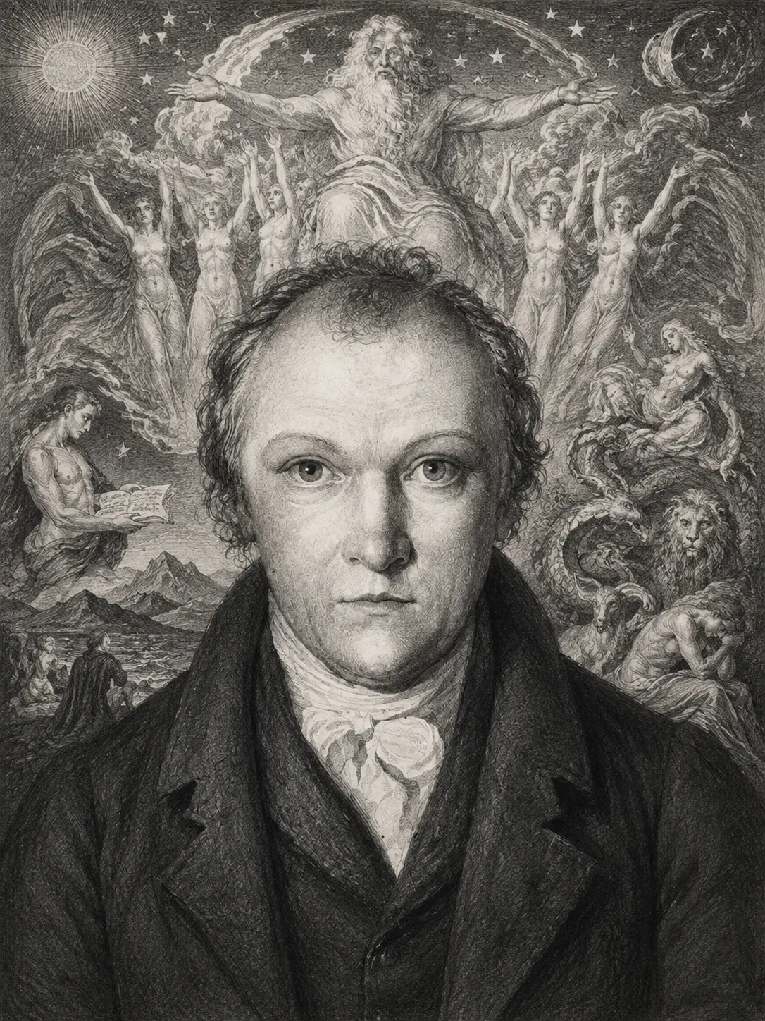 The Visionary — William Blake by William Blake